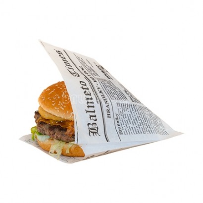 Sáček na hamburger/kebab PAP 160x160mm BALMETO TIMES