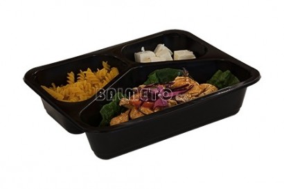 Vanička zatavovací PP 227x178x50mm 3D černá B