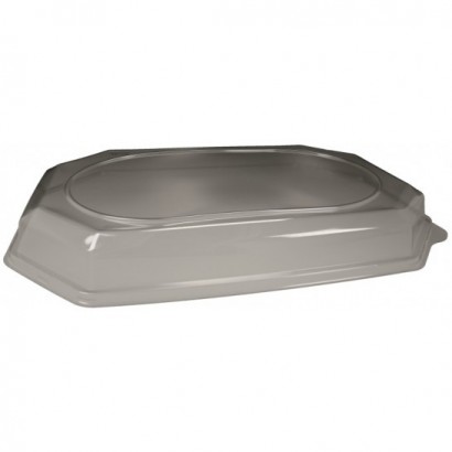 Víčko na tác catering PET 550x360/63mm PET