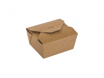 Krabička PAP 600ml / 110x90/60mm hnědá lunchbox
