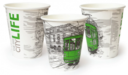 Kelímek na teplé nápoje PAP 100ml / Big City
