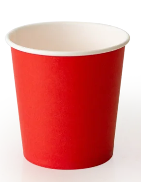 Kelímek na teplé nápoje PAP 100ml červený