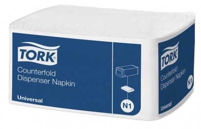 Ubrousek Tork30 x 33cm / 1 vrstvý bílý