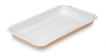 Vanička PAP  400ml / 225x135x20mm hnědobílá