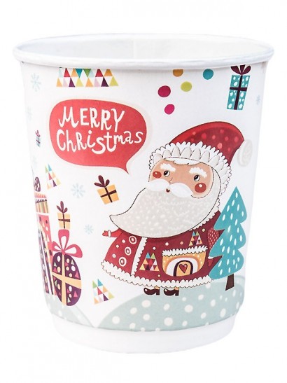 Kelímek na teplé nápoje PAP 200ml/80mm CHRISTMAS
