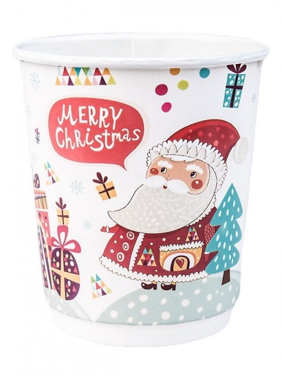 Kelímek na teplé nápoje PAP 300ml/90mm CHRISTMAS